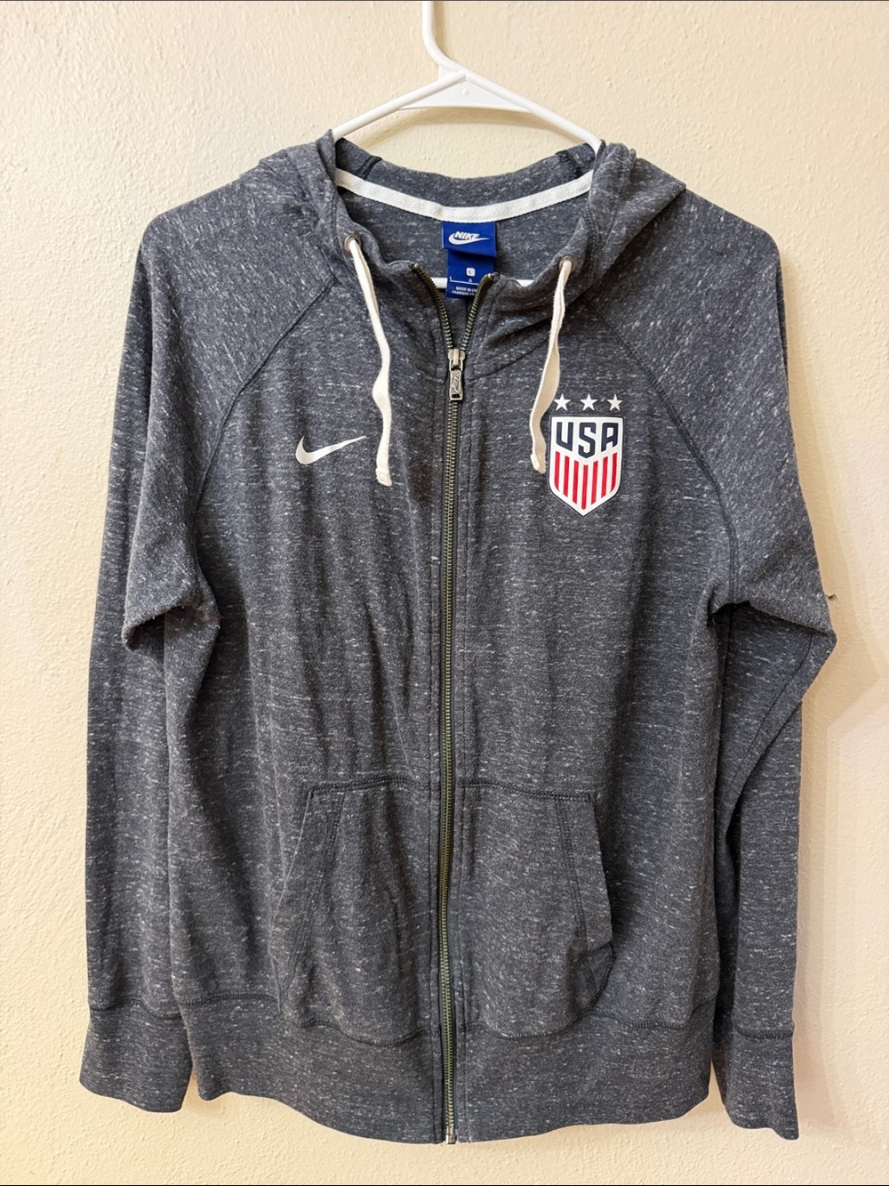 Nike Dark Heather Gray Women’s USA National Soccer Hoodie